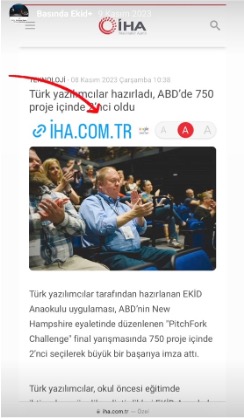 Türk yazılımcılar hazırladı, ABD’de 750 proje içinde 2’nci oldu - EKİD Anaokulu